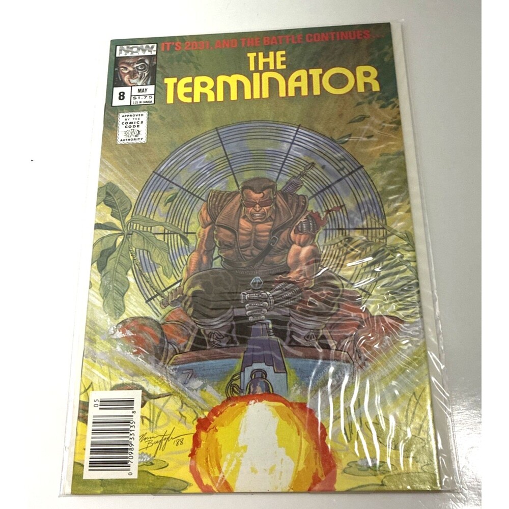 Now Comics The Terminator #8 (May 1989) In Plastic Cover